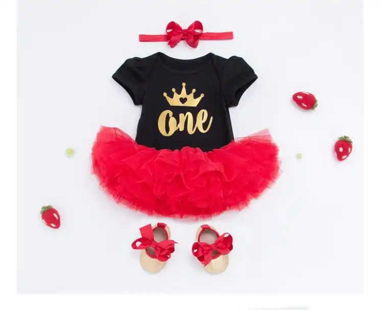 red romper suit