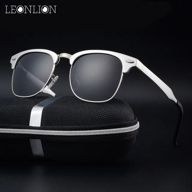 $US $95.95 LeonLion 2018 100% Polarized Aluminum magnesium Sunglasses Men Top Brand Design Sun Glasses Classic