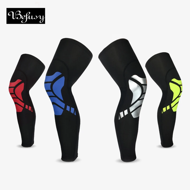 1Pair Befusy Unisex Sports Safety Leg Warmers Breathable Lycra Cycling