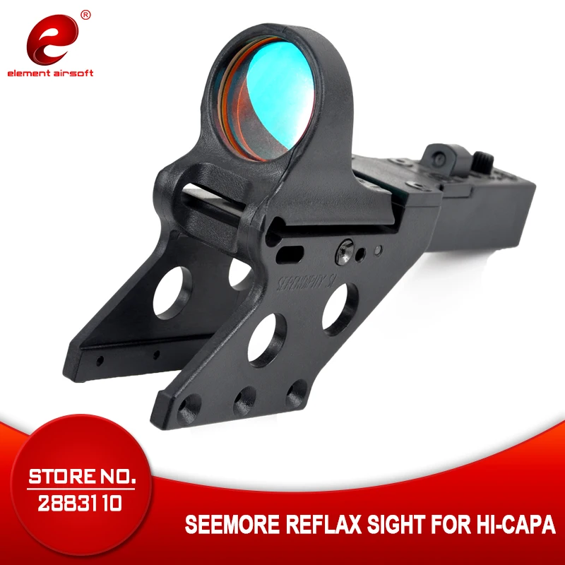 

Element Tactical Airsoft SeeMore Reflax Red Dot Sight For HI-CAPA Black EX183