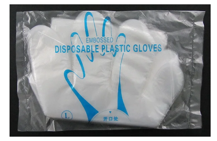 100pcs Disposable Gloves Disposable Plastic Gloves Beauty Salon Thickening Catering Food Grade