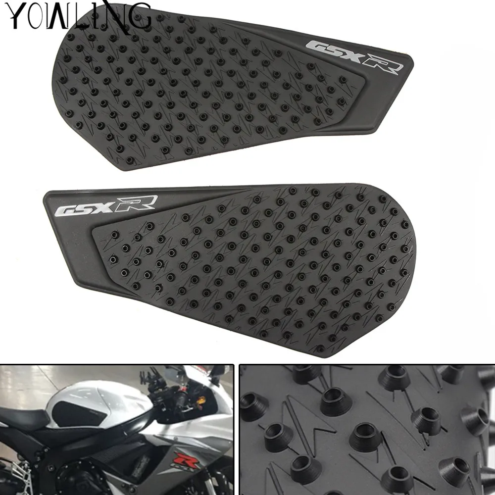 

Motorcycle Anti slip Tank Pad 3M Side Gas Knee Grip Traction Pads Protector Stickers For Suzuki GSX-R GSXR600 GSXR750 2011-2015