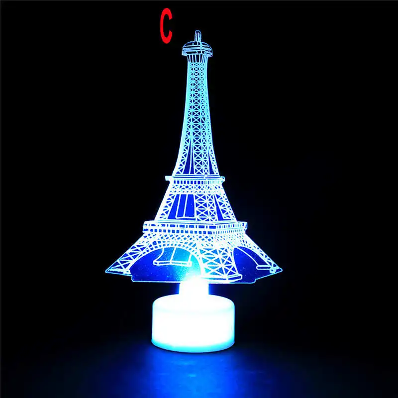 Christmas Creative Colorful Night Light Can Paste LED Decorative Wall Kids Gift for Home Christmas Party Decorations #2o29 (4)