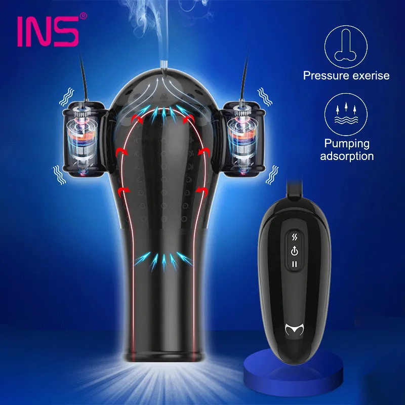 Сильный 12 Скоростей Пенис Вибратор Glans Ghost тренажер сосание отверстие Вибраторы Se