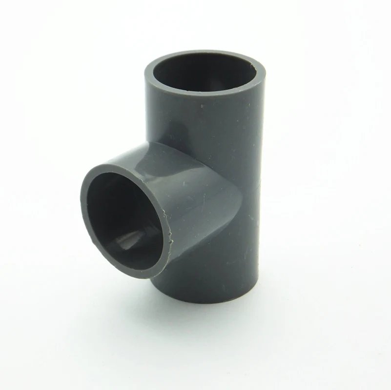 

20mm ID Equal Tee PVC Tube Joint Pipe Fitting Adapter Water Connector For Garden Irrigation System DIY