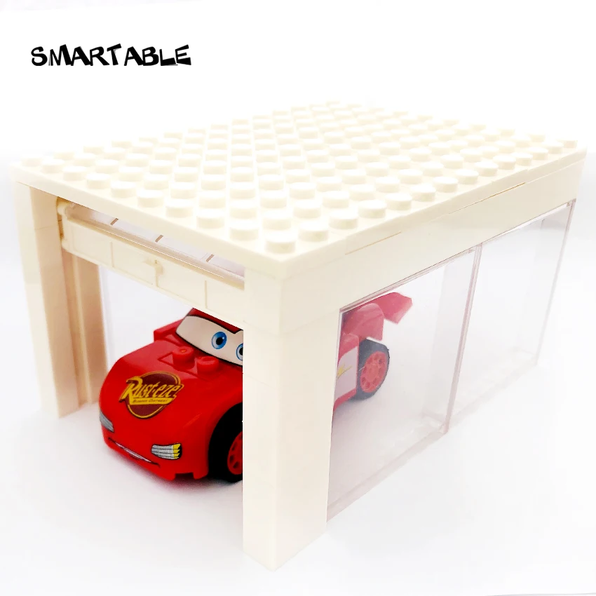 Smartable гараж с вращающейся дверью строительные блоки MOC игрушки для детей сделай