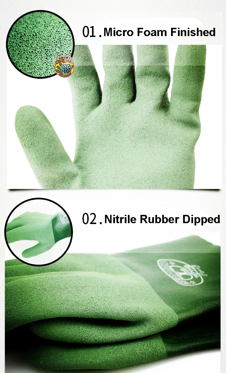 Устойчивые к химическому воздействию перчатки безопасности для дома перчатки для безопасности масла и газа промышленные рабочие перчатки