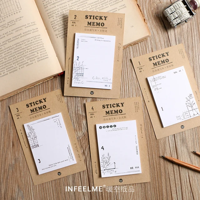 infeel me free writing sticky memo pad notepad paper message note in