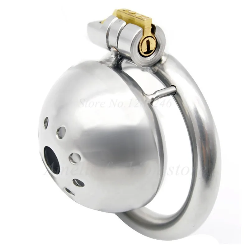 CB3000 Male Chastity Device Stainless Steel Super Small Short Cock Cage With Stealth Lock Ring Metal Penis Cages Sex Toy For Men | Красота и