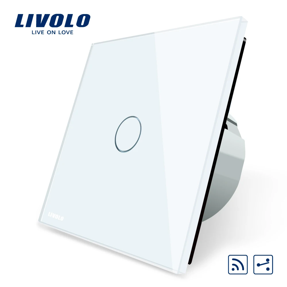 

Livolo EU Standard Wireless Switch 1Gang 2 Way, With Remote Function,VL-C701SR-1/2/5