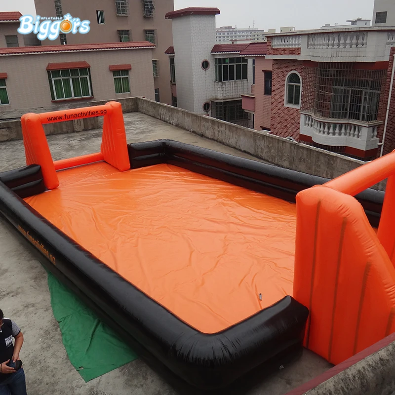 

2018 Inflatable human football pitch Inflatable table football Game soap football Game