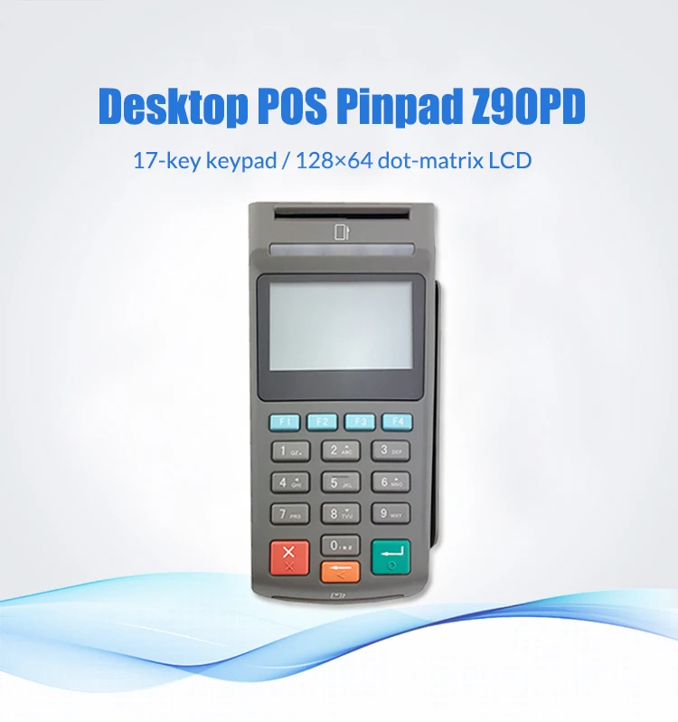 Все-в-одном USB Настольный NCR Atm POS Pinpad считыватель смарт-карт с экраном Z90PD