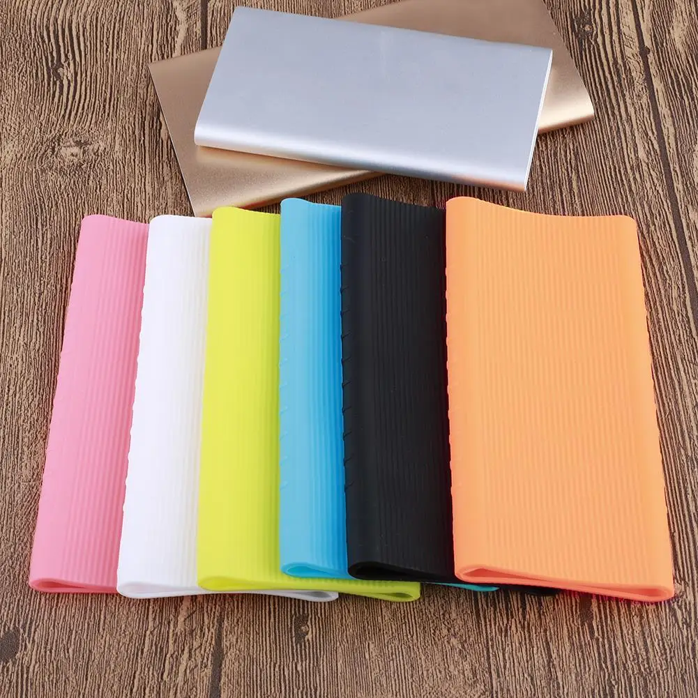

New 1pcs Silicone Power Bank Case Cover 10000mAh External Battery Pack for Xiaomi Model PLM09ZM