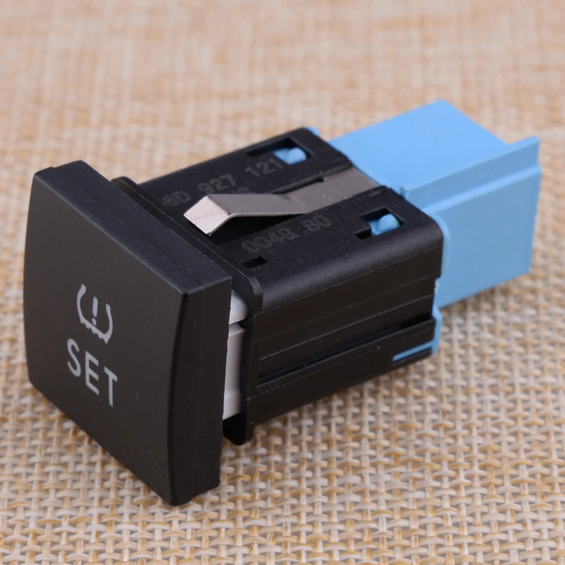 CITALL Car Plastic TPMS Tyre Pressure Warning SET Button Switch Fit For
