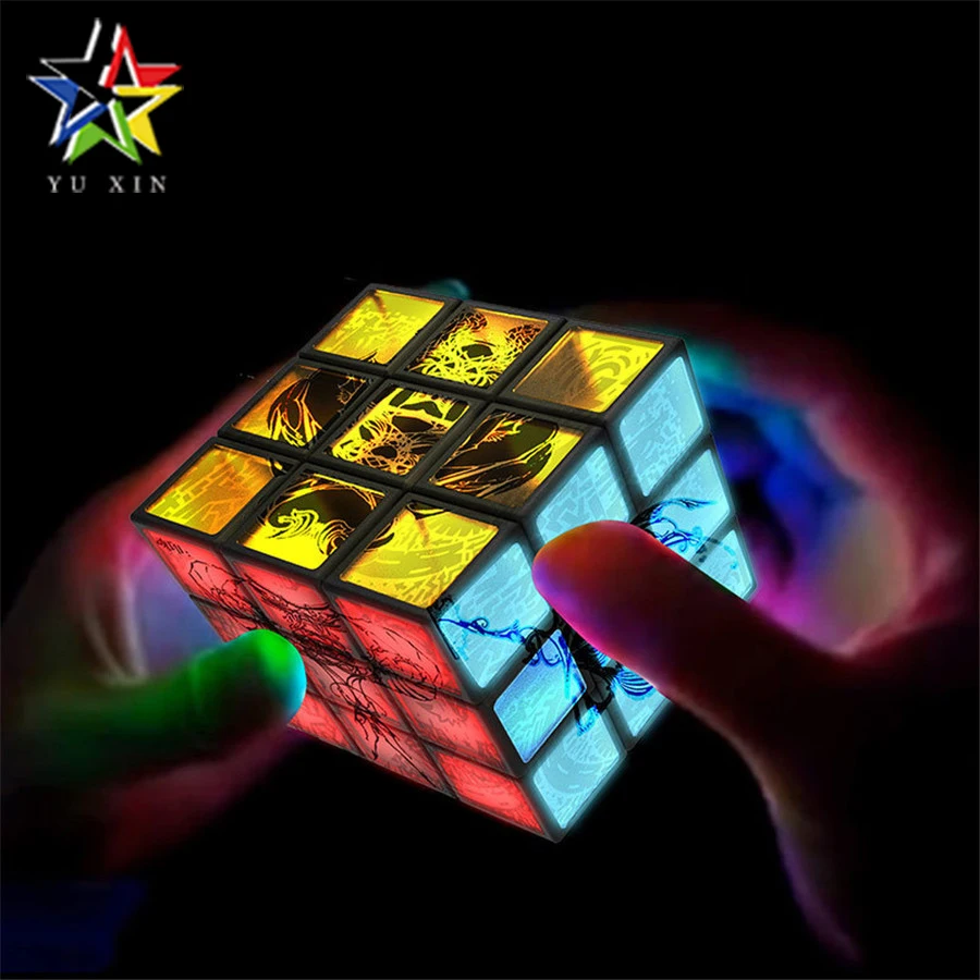 

2018 YUXIN Mini Rubiks Cube 3x3x3 Professional Competition Speed Twist Puzzle Magic Cube Stickerless Children Toys Rubiks Cubes
