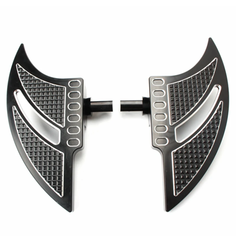 

Motorcycle Front Foot Nail Plate Drive Stretch Footstool Pedal For Harley Travel Flh Breakout Electra Glide Flst Dyna Black