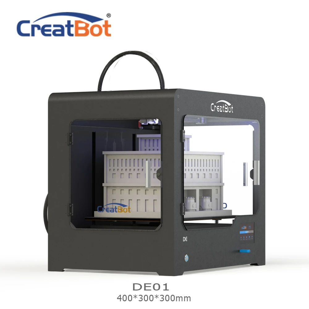 DE01 400*300*300 мм 400 градусов одиночный экструдер Creatbot 3d принтер большой размер FDM 3D