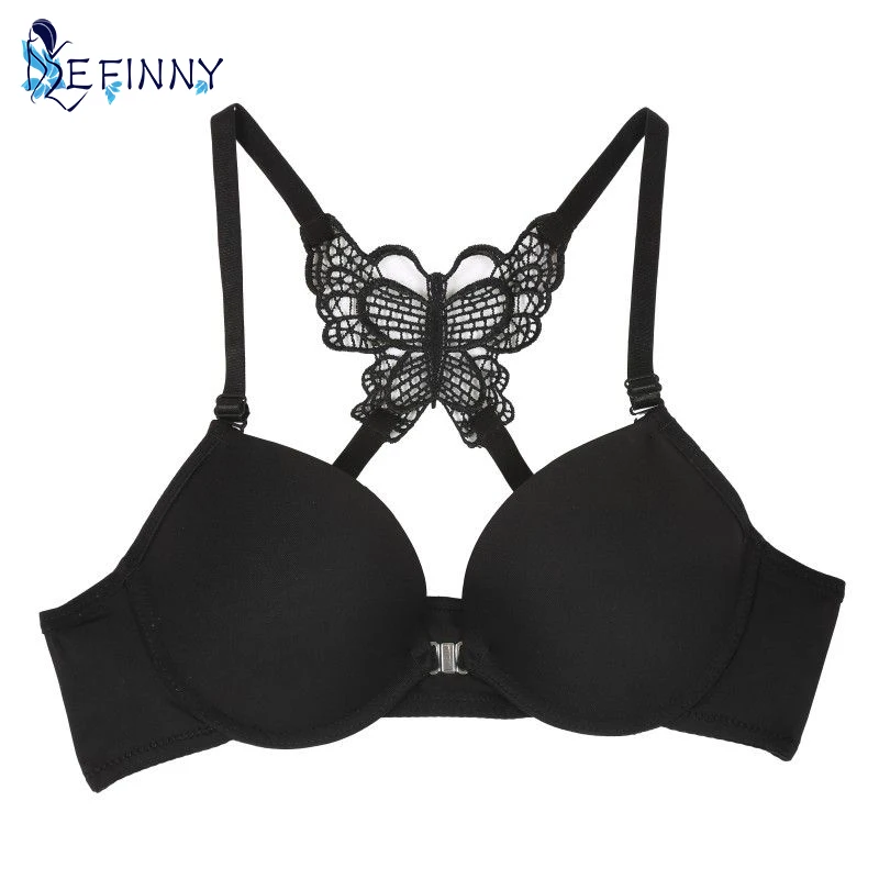 Sexy Elegant Bra Set Women Underwear Lady Racer Back Push Up Bra Lacy Brief set lingerie set
