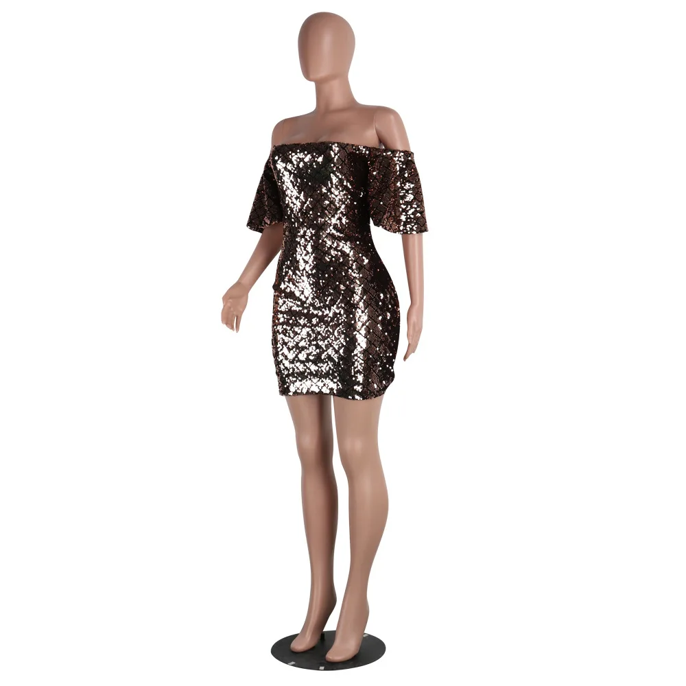 off the shoulder flapper dress