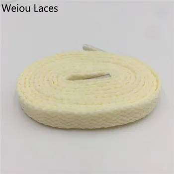 

Weiou Athletic Flat Single Layer Sneakers Colorful Shoelace 8mm Width Web Pattern Shoesstrings For Canvas Boots Sneakers Laces