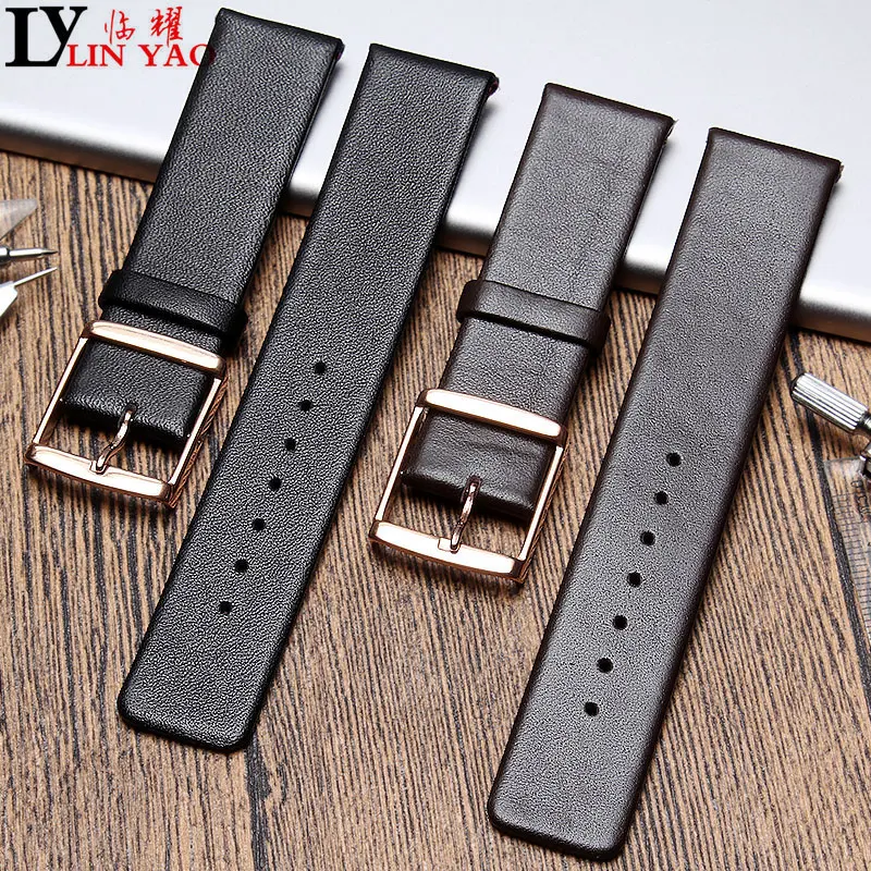 

Genuine Leather Watch Band 16/18/20/22mm Soft Durable Watchbands For CK Watch K2G211C6 K2G231C6 Free tools Exempt postage