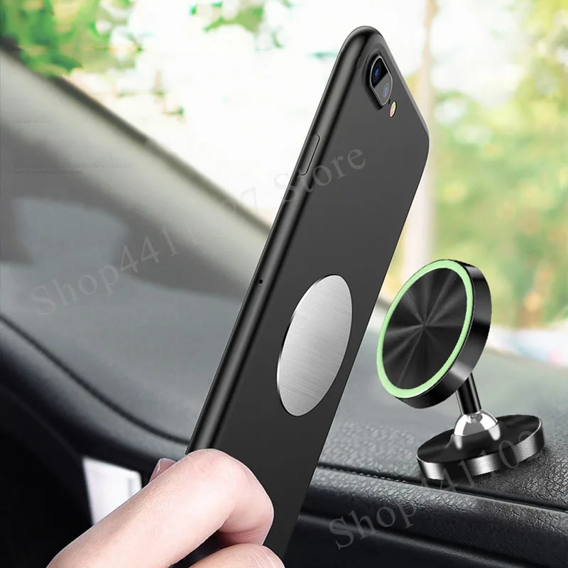 

Dashboard Magnetic Metal Car Phone Holder car Stickers for Brabus smart 451 450 badge exhaust emblem accessories