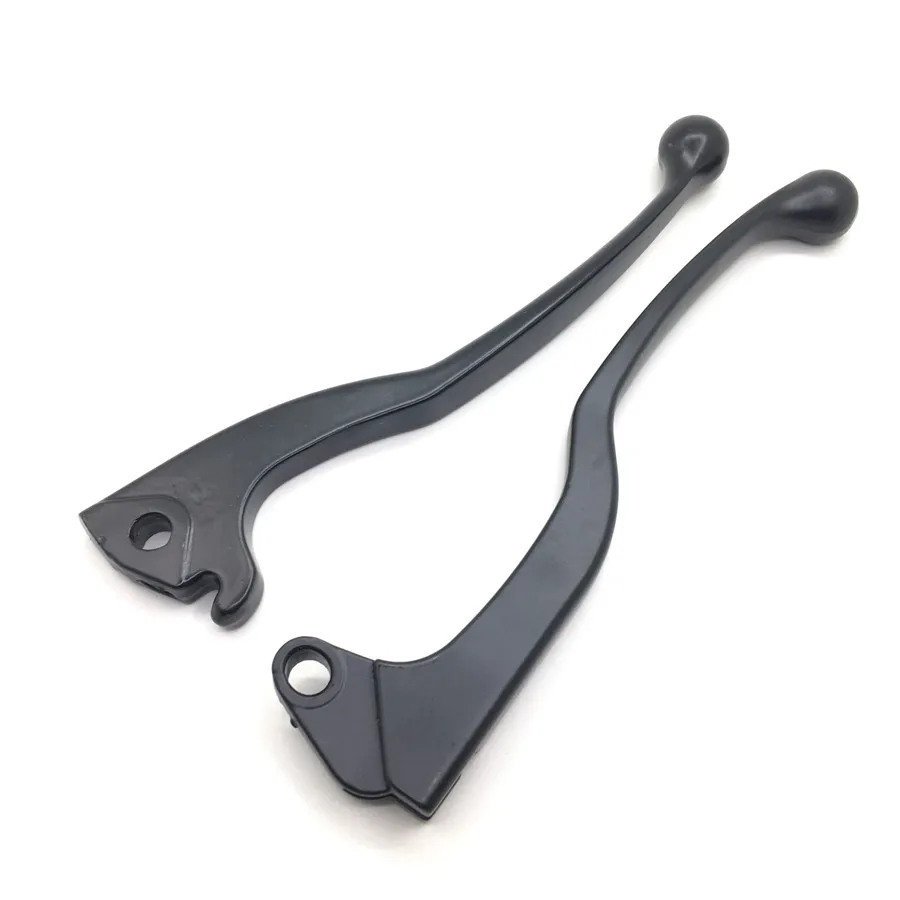 Yecnecty 1 Pair Motorcycle Disc Brake Levers Black Motorbike Brake