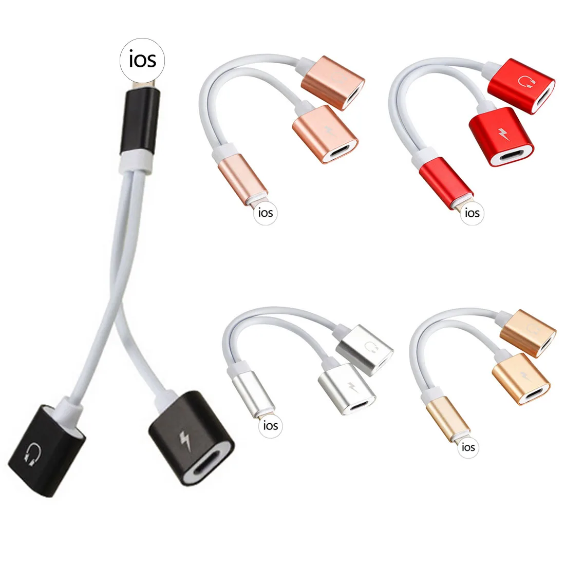Goedkoop Ondersteuning Nieuwste iOS 12 Kwaliteit Adapter Voor Lightning Charger Adapter Audio Charger Oortelefoon Jack Kabel Voor iPhone X 10 8 7 Plus