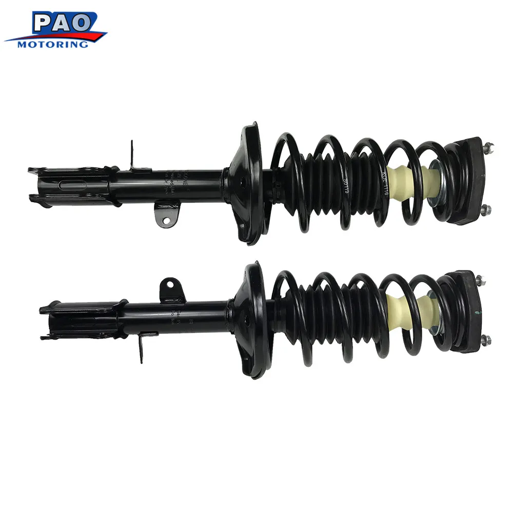 Rear Pair Quick Strut And Coil Spring Assembly For 2002 2008 Mini Cooper L4 1.6L FWD   2 171112L 171112R 001 Monroe