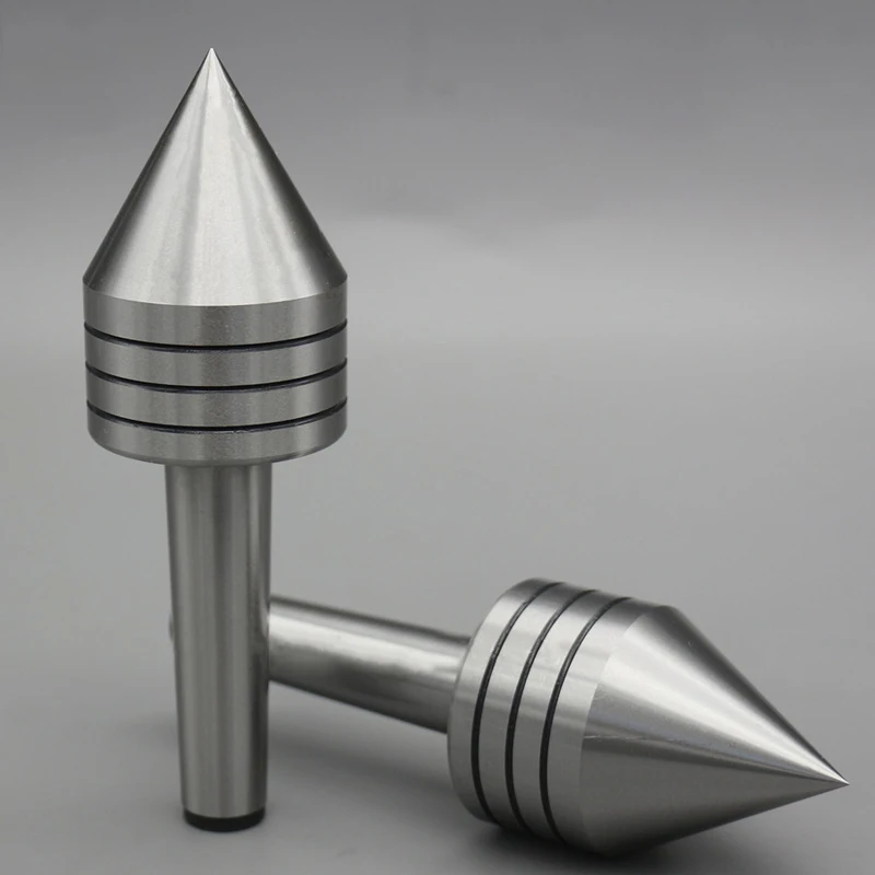 MT2 Live Center Morse Taper Bearing Tailstock Center 0.001mm 60 Degree For CNC Cutter Lathe Tool For Metal Wood Lathe Turning