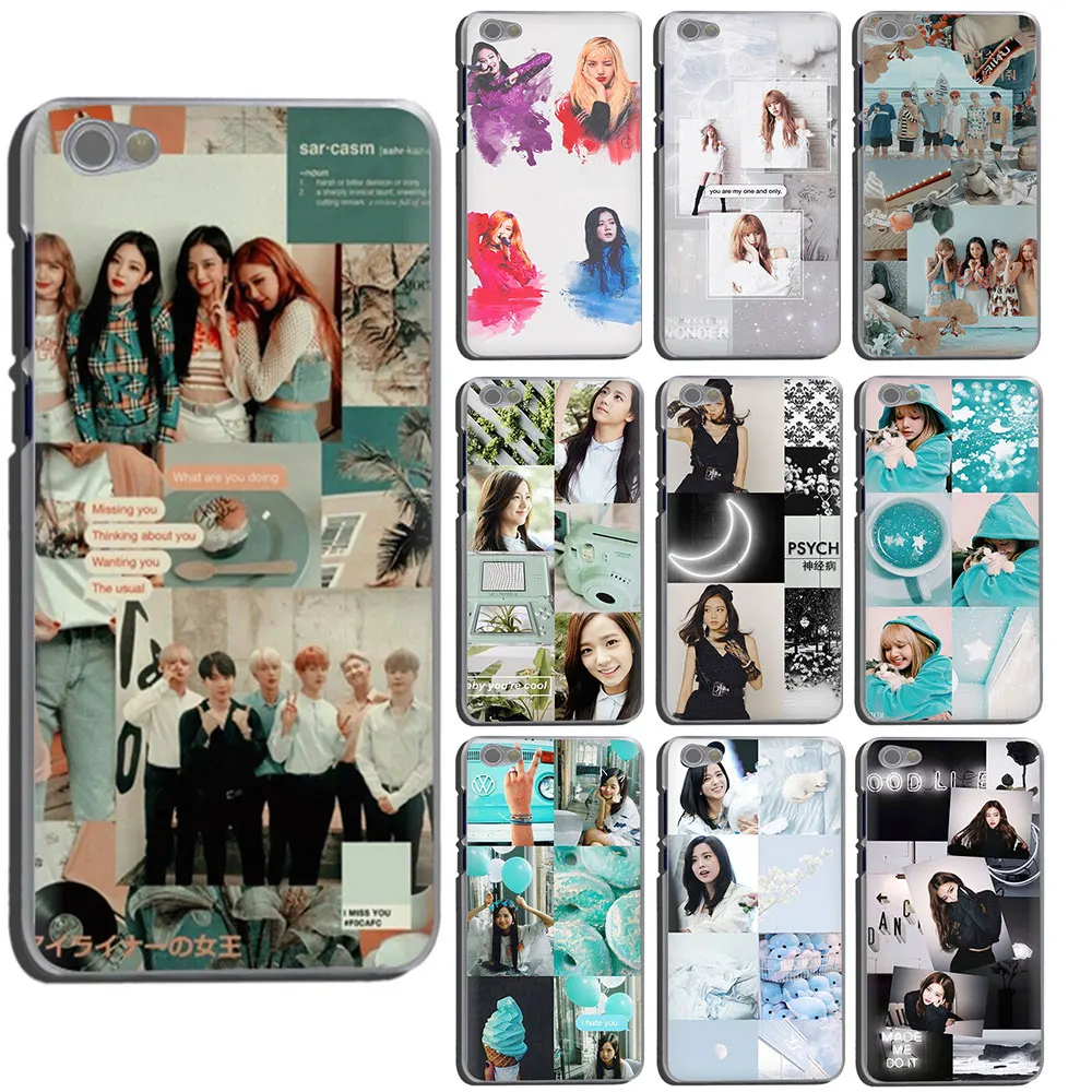 

BLACK PINK k-pop BLACKPINK kpop collage hard Phone Case for Xiaomi Redmi 7 GO K20 6A 4A Note 8 7 6 5 4 Plus Pro 4X 5A