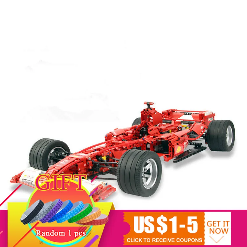 

3335 1242pcs Formula Racing Toy building 1:8 car model self-locking Compatible Toys lepin