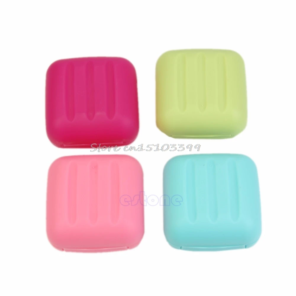 

Mini Soap Dish Case Holder Container Box Portable Travel Outdoor Camping G08 Drop ship