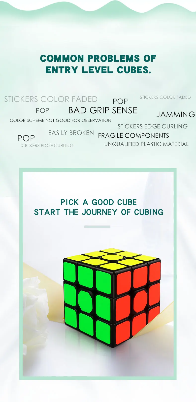 QiYi парус W 3x3x3 магический скоростной куб черный Профессиональные Кубики-головоломки Развивающие игрушки для детей