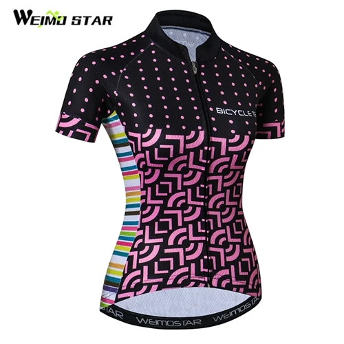 Weimostar Для женщин Велоспорт Джерси MTB Джерси Roupa Ciclismo дышащий Открытый горный форма Велосипедная форма Одежда - Цвет: CD5717