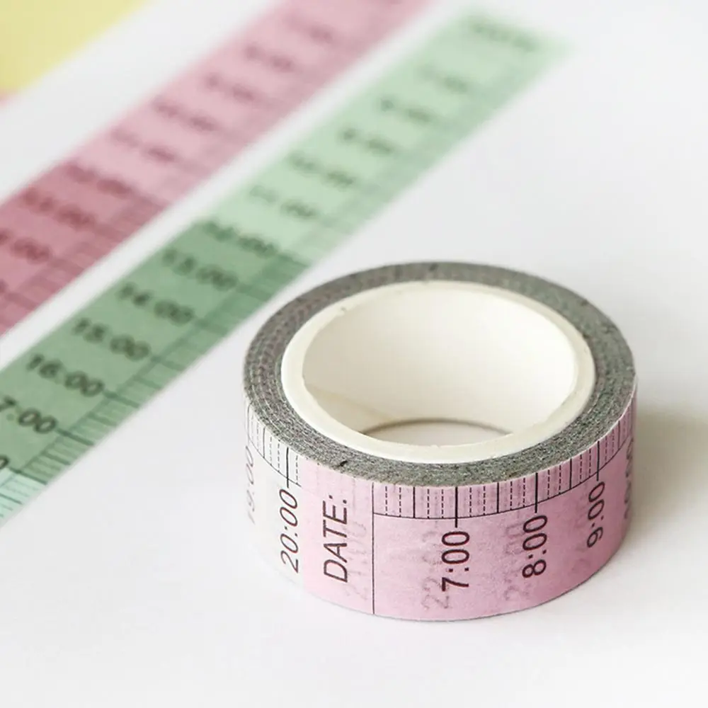 

Time week day Tape Planner Stickers Weekly Plan Masking Tape Scrapbooking Diary notebook Decoration Sticker Stationery supply