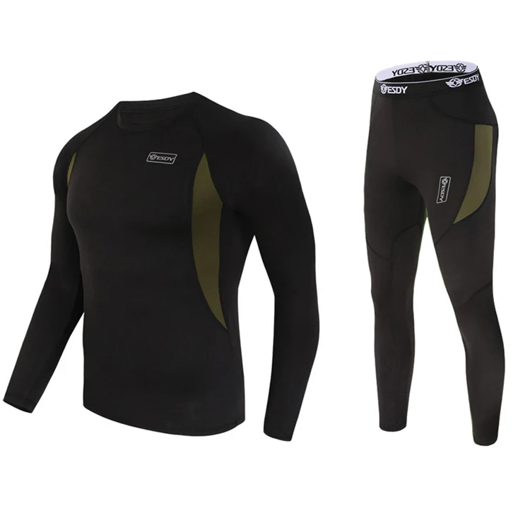 Мужские зимние теплые комплекты термобелья, флисовая быстросохнущая рубашка для кемпинга, походов, альпинизма, походов, лыжного спорта, мужской бренд VA366