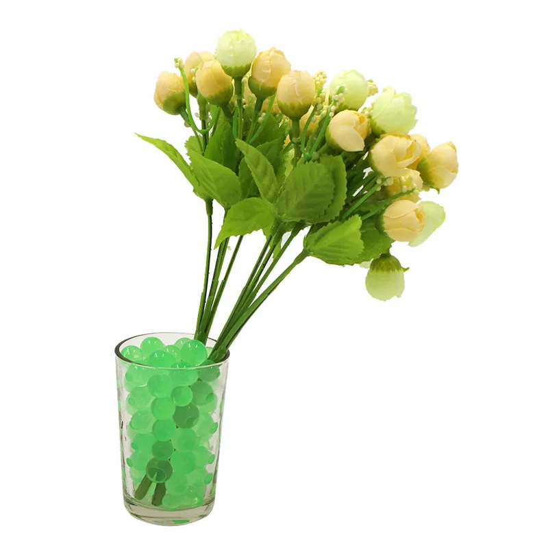 10 Bolsas De Cuentas De Agua Para Decoracion Del Hogar 1000 Uds Varios Colores Cristal Planta Flor Barro De Jalea Perlas Jarron Tierra Bolas De Gel Decorative Water Beads Decorative Beads For Vasesbeads India