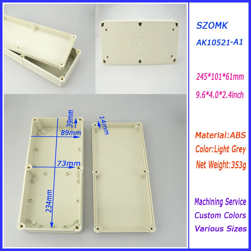 

High Quality ABS Plastic Junction Box IP68 waterproof enclosure junction box for project and electronics
