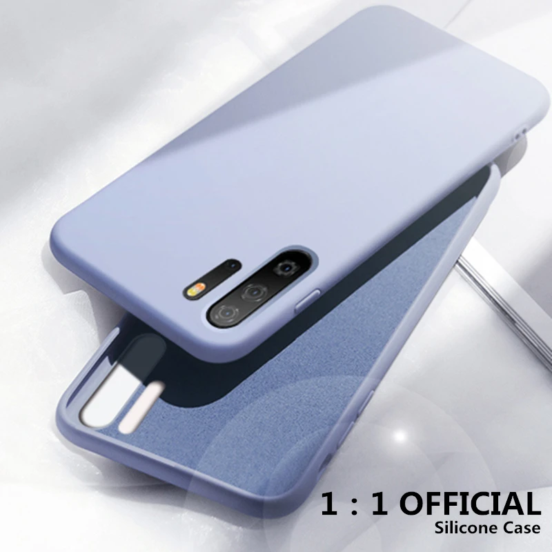 

Liquid Silicone Case For Huawei P10 Lite Mate 20 P20 P30 Pro Honor 9 8 Lite P Smart Plus 2019 View 10 20 Slim Soft Phone Cover