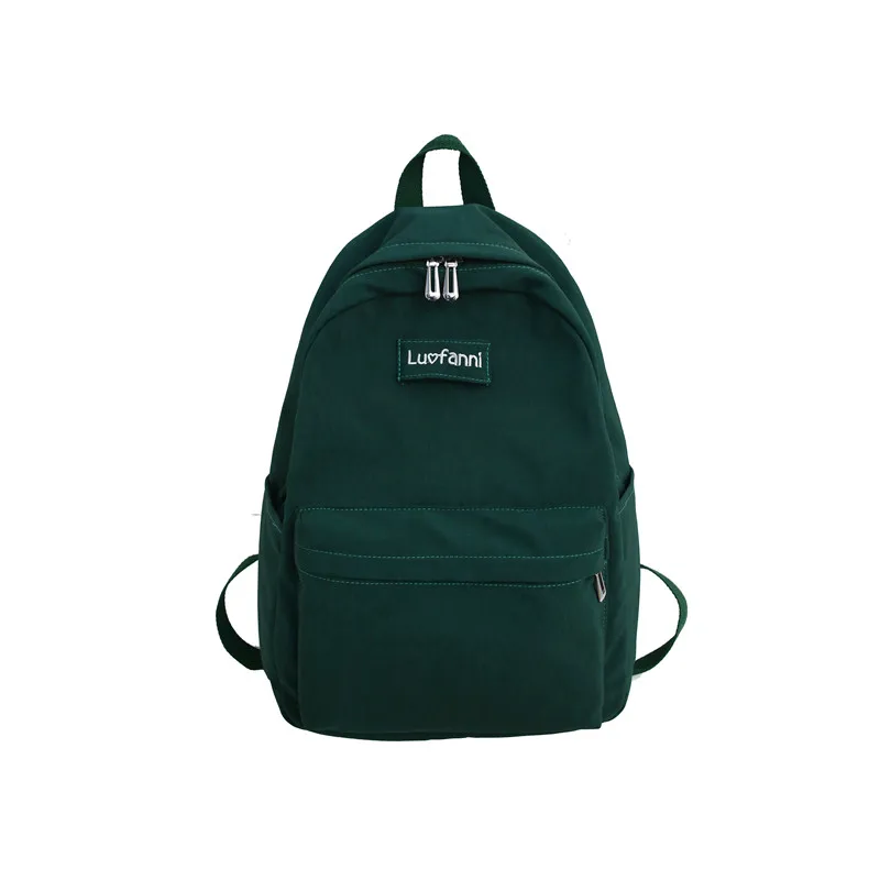 DCIMOR Классический дизайн водонепроницаемый нейлоновый женский рюкзак женский школьный рюкзак школьные сумки для девочек Дорожная сумка рюкзак Mochila - Цвет: green