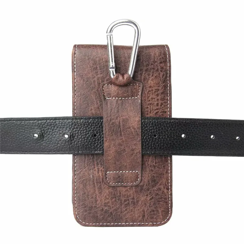 Универсальный кожаный чехол для мобильного телефона, сумки на пояс, карман с зажимом для ремня и отделением для карт, для Blackview BV5500 BV9600 Plus BV6800 BV9500 Pro