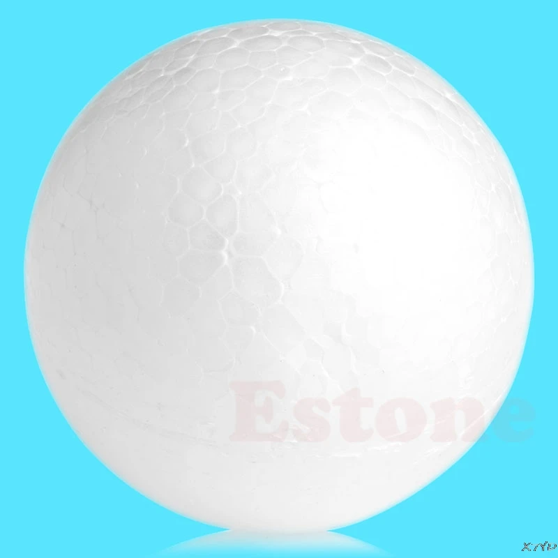 

1Pc Round 2/3/4/5/6/8 Cm Modelling Polystyrene Styrofoam Foam Ball Creative DIY Material