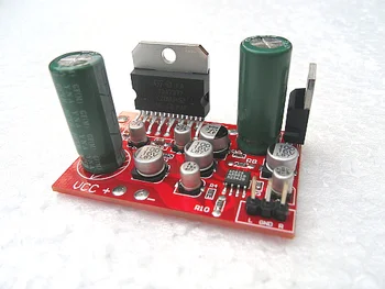 

TDA7377 power amplifier board with AD828 before the level of amplification effect over NE5532