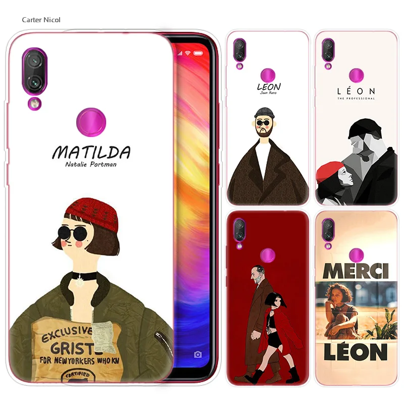 

Silicone Case for Xiaomi Redmi Note 7 6 5 Plus Mi A2 8 Lite Pro Prime Play Phone Cases Cover Leon Mathilda Movie