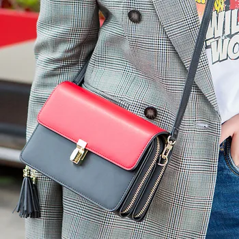 

KZNI Women Genuine Leather Handbags for Girls Leather Shoulder Bag Female Small Ladies Purse Sac Femme Bolsa Feminina 9034