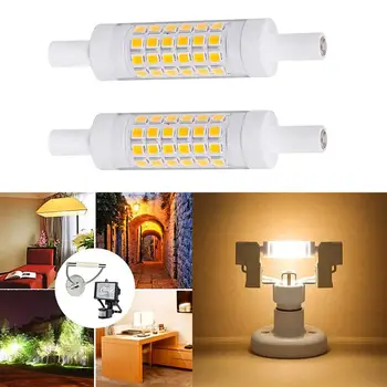 

LED Bulb 6W 10W R7S Dimmable LED Lamp 450 Lumens 1000 Lumens 360 Degrees AC 230V Equivalent Halogen Lamp Projector Bulb