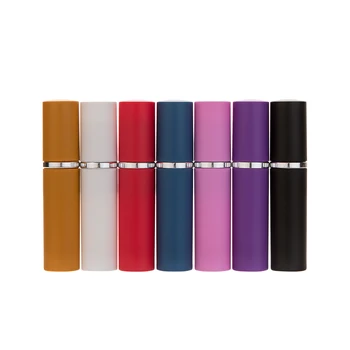 

MUB - 5ml Mini Portable Travel Plastic Refillable Perfume Bottle With Spray Empty Cosmetic Containers With Atomizer