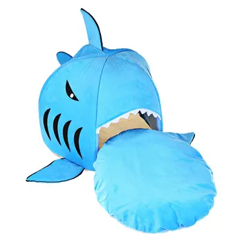

Warm Dog Bed Interesting Shark Kennel Cats House Small Dogs Pet Beds Rabbit Hamster Mini Nest Guinea Pig Bed Pets House for Cat