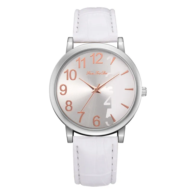 2018 High Quality women fashion casual watch luxury dress Leather bands Analog Quartz Wrist Watch clock relogio feminino Y12 (1)